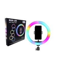 RINGLIGHT STAND MJ 38 WITH PHONE HOLDER 38CM BLACK RINGLIGHT STAND MJ 38 WITH PHONE HOLDER 38CM BLACK